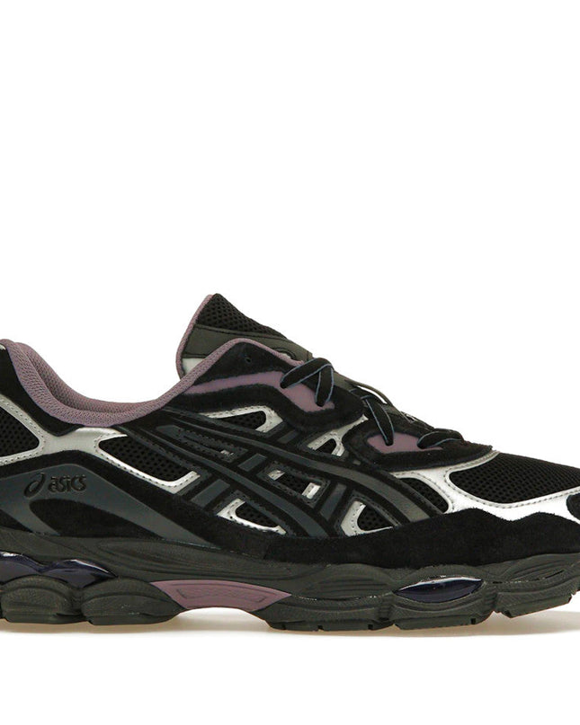 ASICS Gel-NYC Black Purple Graphite Grey