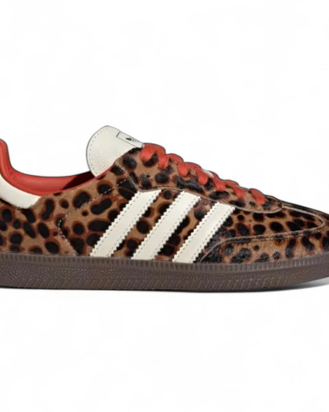 Adidas Samba OG Preloved Red Leopard