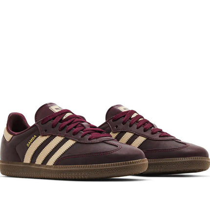 adidas Samba OG Maroon Crystal Sand (W)