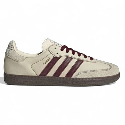 Adidas Samba OG Wonder White Maroon