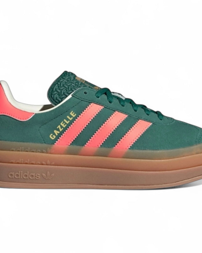 Adidas Gazelle Bold Green / Orange