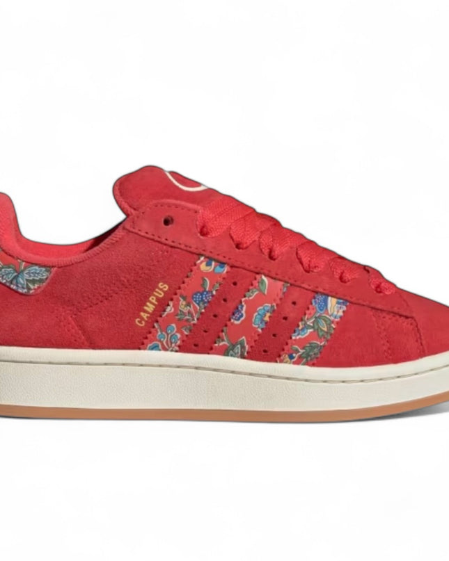 Adidas Campus 00s Liberty London Floral Embroidery Red