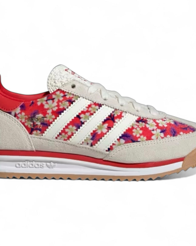 adidas SL 72 RS Liberty London Floral Off White Red