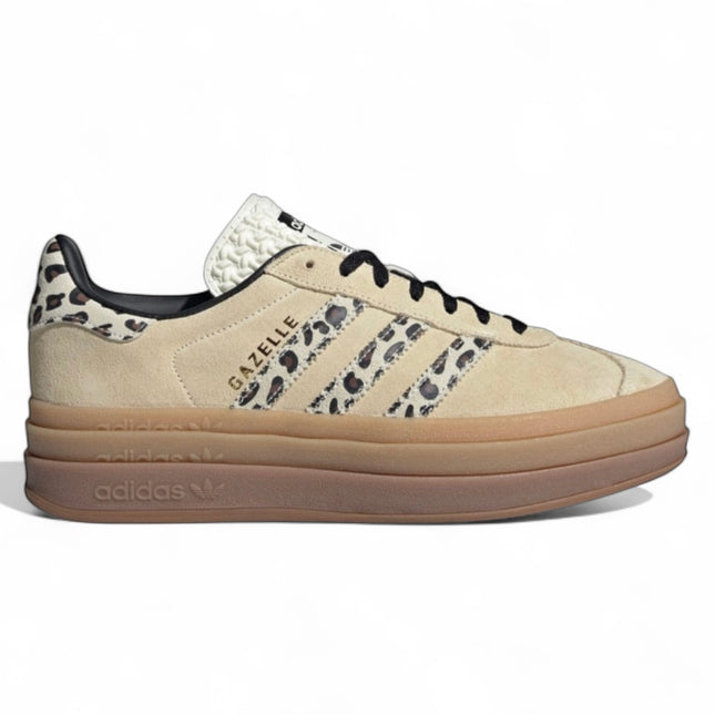 Adidas Gazelle Bold Cream Black Leopard