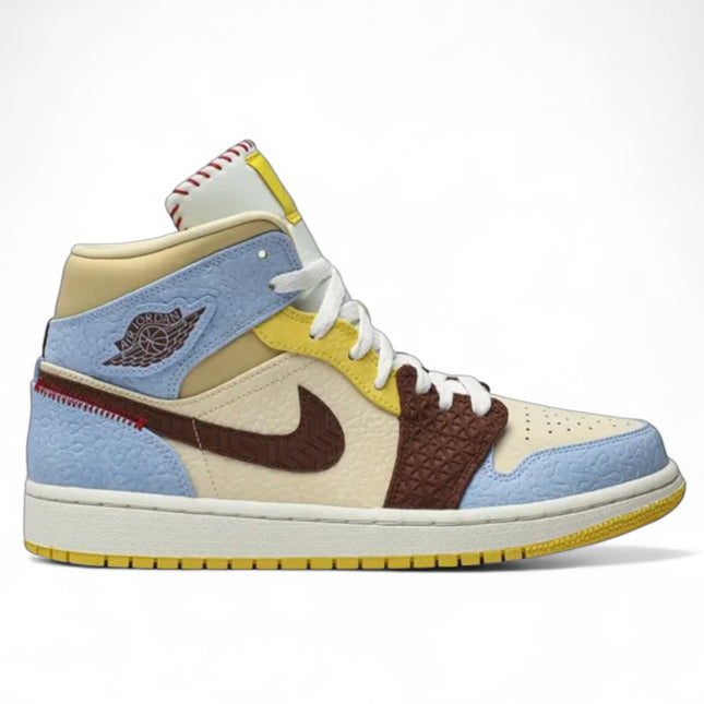 Air Jordan 1 Mid Fearless Maison Château Rouge