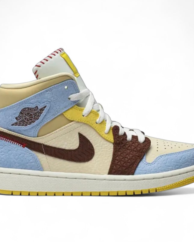 Air Jordan 1 Mid Fearless Maison Château Rouge