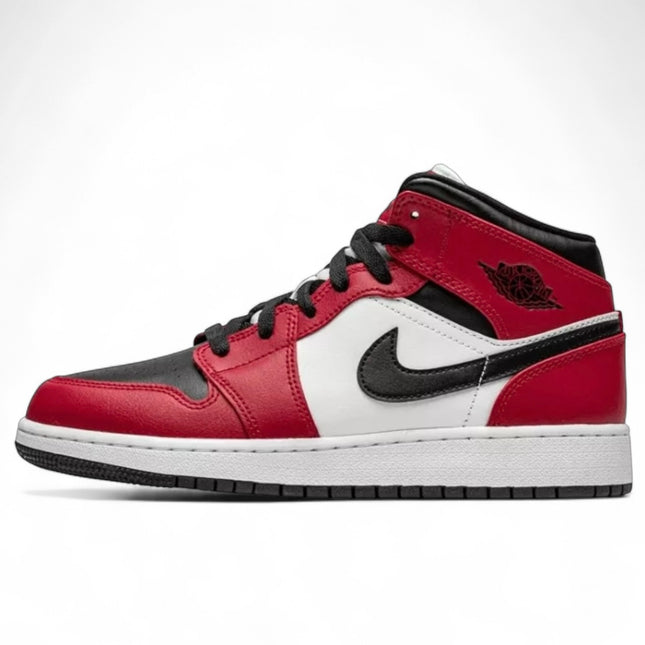 Air Jordan 1 Mid Chicago Black Toe