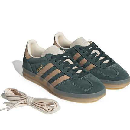 adidas Gazelle Indoor Shadow Green Warm Sandstone