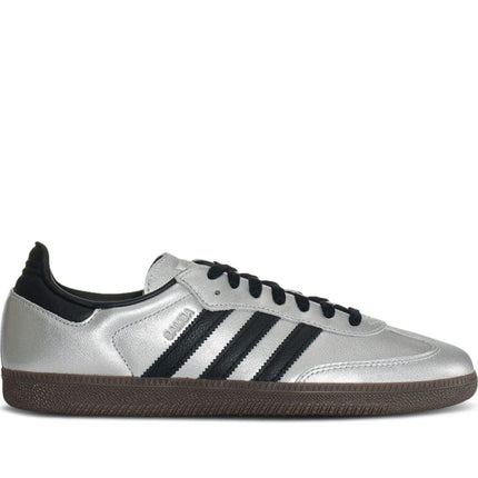adidas Samba OG Silver Metallic Black Gum (W)