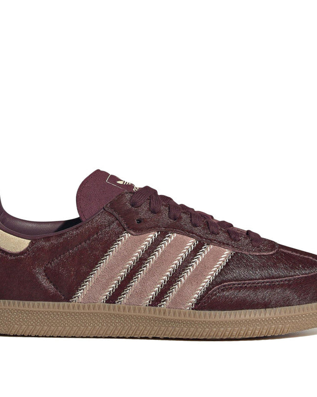 adidas Samba OG Maroon Sand Strata Pony (W)