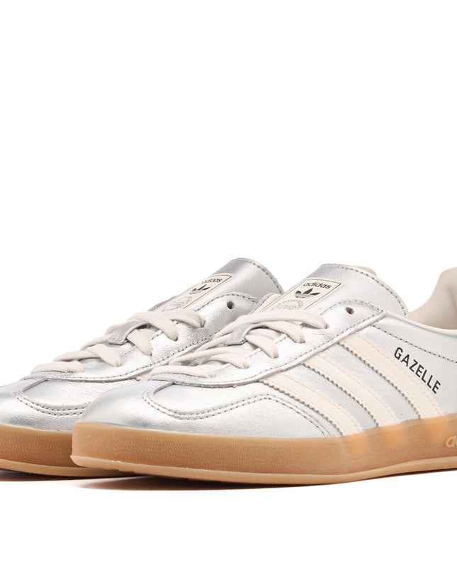 adidas Gazelle Indoor Silver Metallic Core White