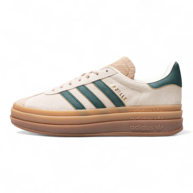 Adidas Gazelle Bold Magic Beige Collegiate Green