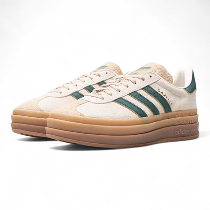 Adidas Gazelle Bold Magic Beige Collegiate Green