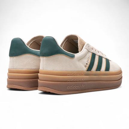 Adidas Gazelle Bold Magic Beige Collegiate Green