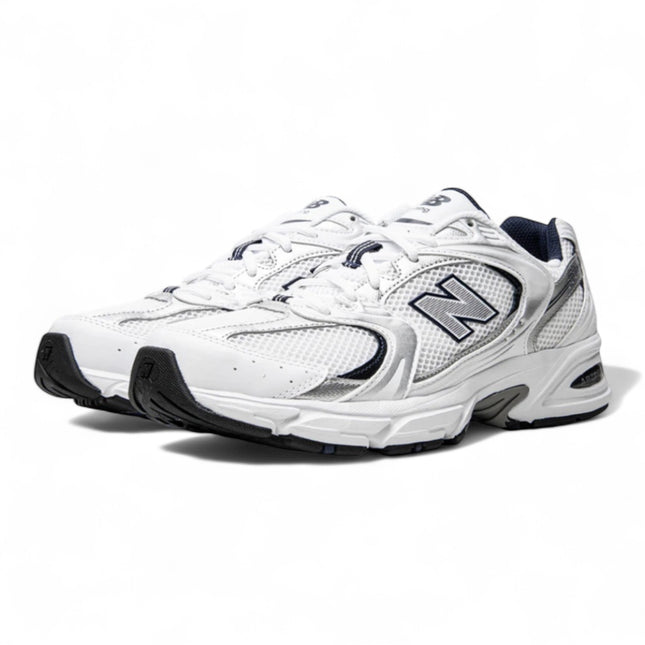 New Balance 530 White Silver Metallic