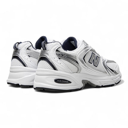 New Balance 530 White Silver Metallic