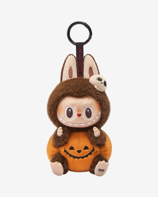 Pop Mart Labubu The Monsters Happy Halloween Party Series-Sitting Pumpkin Vinyl Plush Pendant