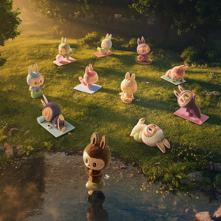 Pop Mart Labubu The Monsters Lazy Yoga Series Figures Blind Box