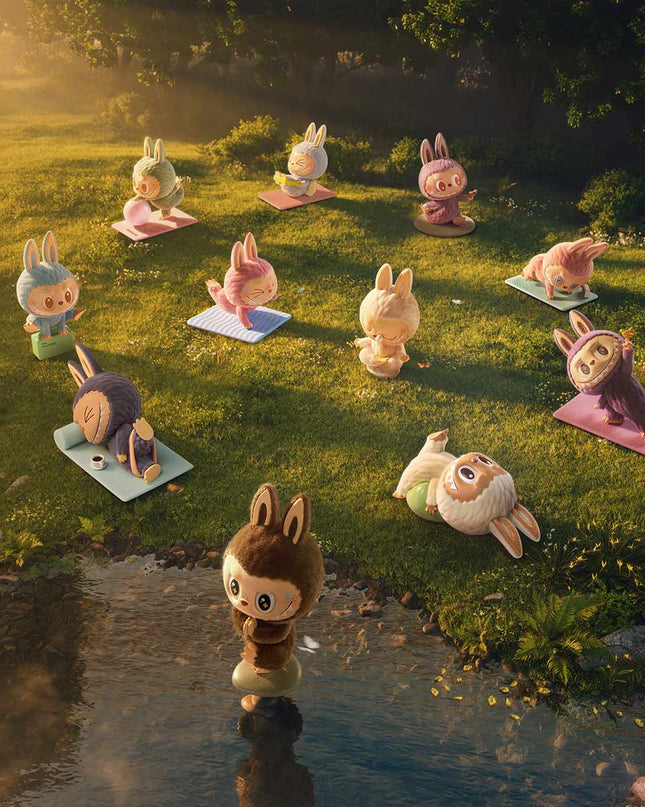 Pop Mart Labubu The Monsters Lazy Yoga Series Figures Blind Box