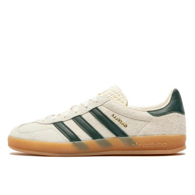 Adidas Gazelle Indoor Cream White Collegiate Green Gum