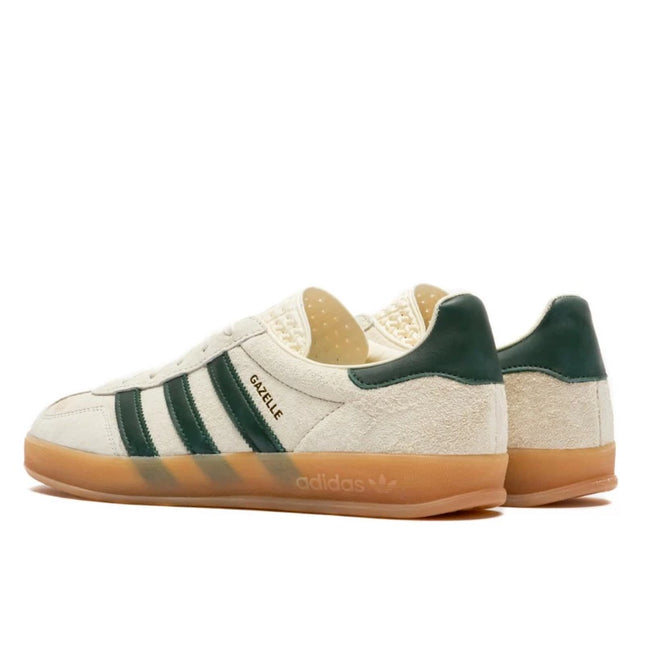 Adidas Gazelle Indoor Cream White Collegiate Green Gum